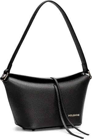 molshine Pebble Leather Small Hangbag,Fashion Casual Top Handle Shoulder Bag Armpit Bags for Women Lady Travel Work DLK0019