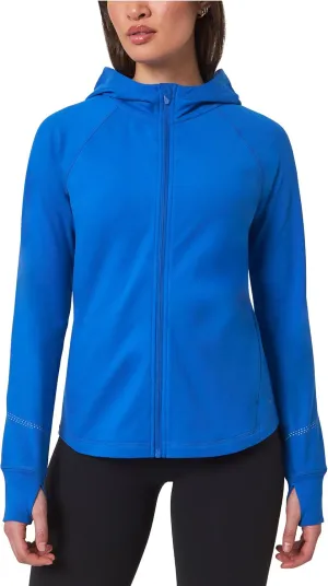 Mondetta Women's Active Full Zip Jacket, Blue, M