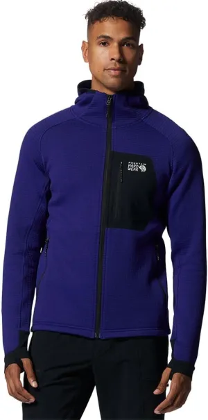 Mountain Hardwear Men's Polartec Power Grid Full Zip Hoody