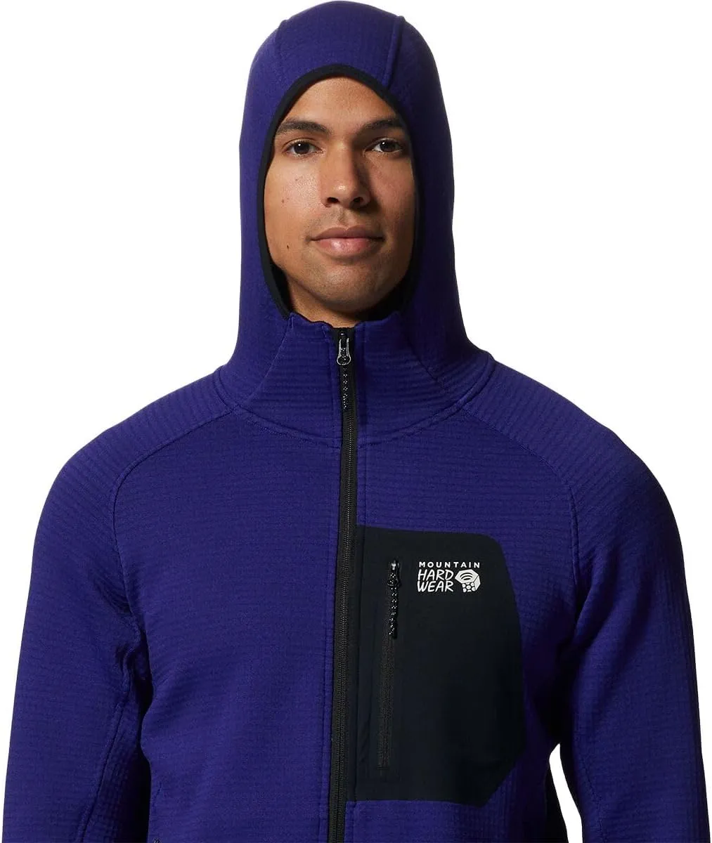 Mountain Hardwear Men's Polartec Power Grid Full Zip Hoody
