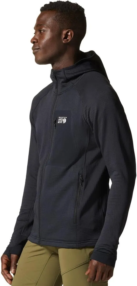 Mountain Hardwear Men's Polartec Power Grid Full Zip Hoody
