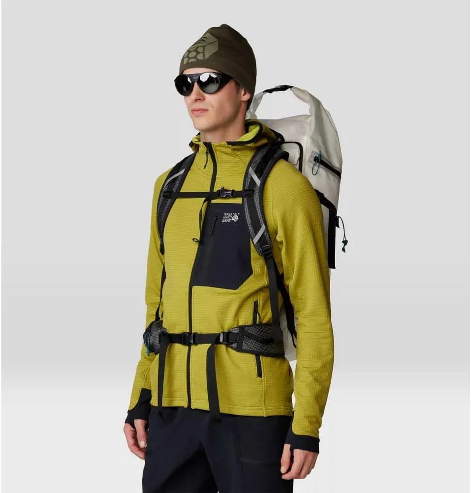 Mountain Hardwear Men's Polartec Power Grid Full Zip Hoody