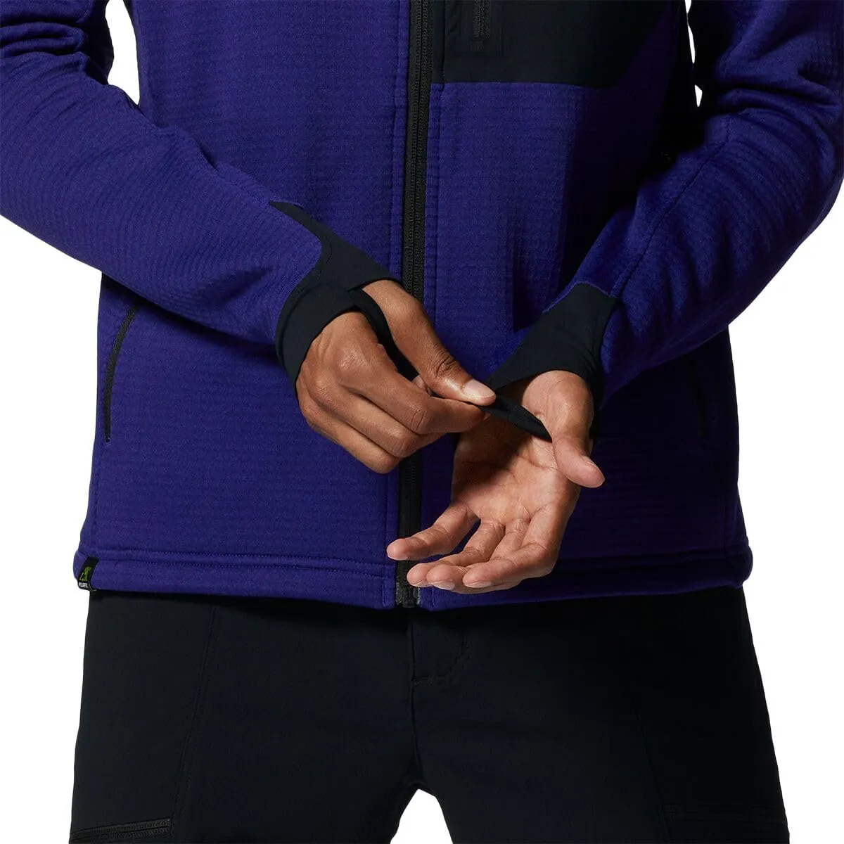 Mountain Hardwear Men's Polartec Power Grid Full Zip Hoody