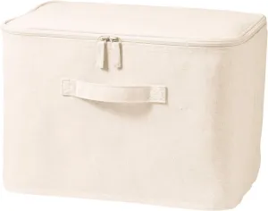 MUJI B6A7021 Linen Storage Bag, ys/m, Beige