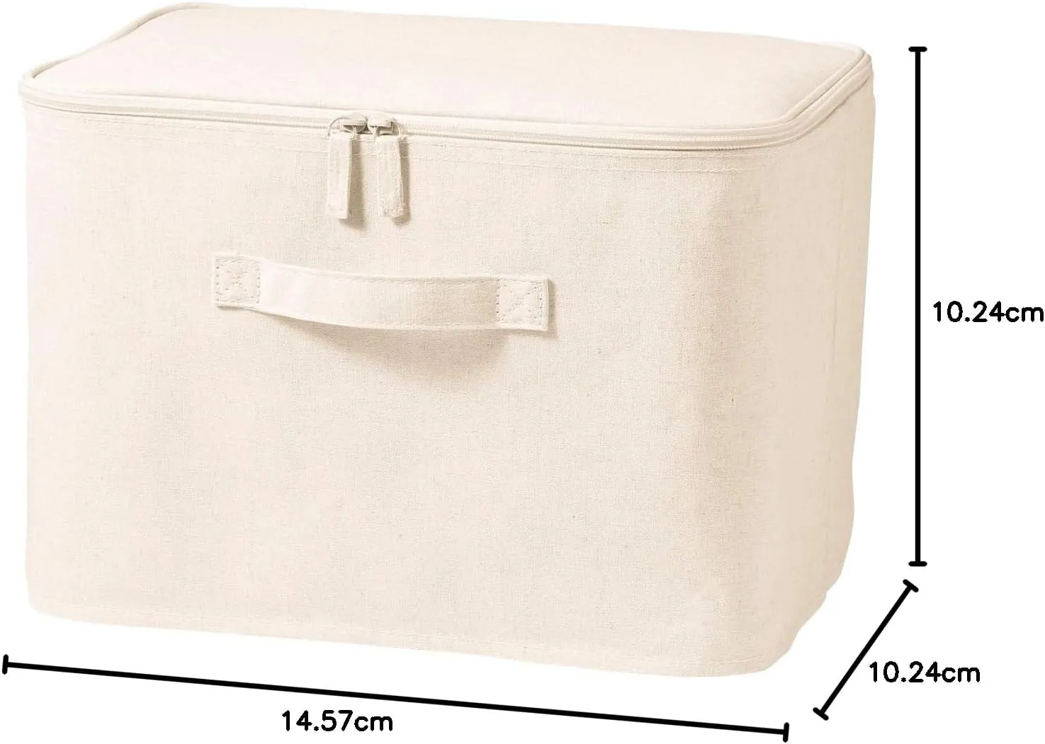 MUJI B6A7021 Linen Storage Bag, ys/m, Beige