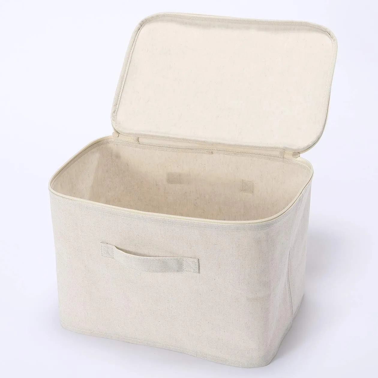 MUJI B6A7021 Linen Storage Bag, ys/m, Beige