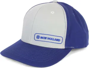 New Holland Royal Blue & Grey Chino Twill Cap