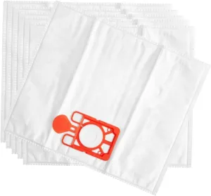 Nispira NVM-1CH Vacuum Cleaner Microfibre Poly Dust Bags for Henry And Hetty Vacuum Bags Numatic Hepa-Flo Nvm-1Ch, 6 Packs