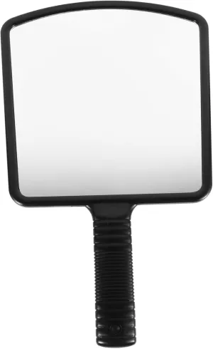 NOLITOY Handheld Mirror Magnifying Glass Large Square Beauty Mirror for Women for Cosmetics Barbering