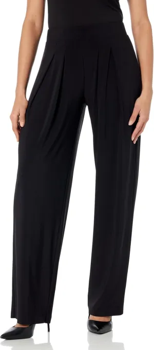 Norma Kamali Women's Low Rise Pleated Trouser
