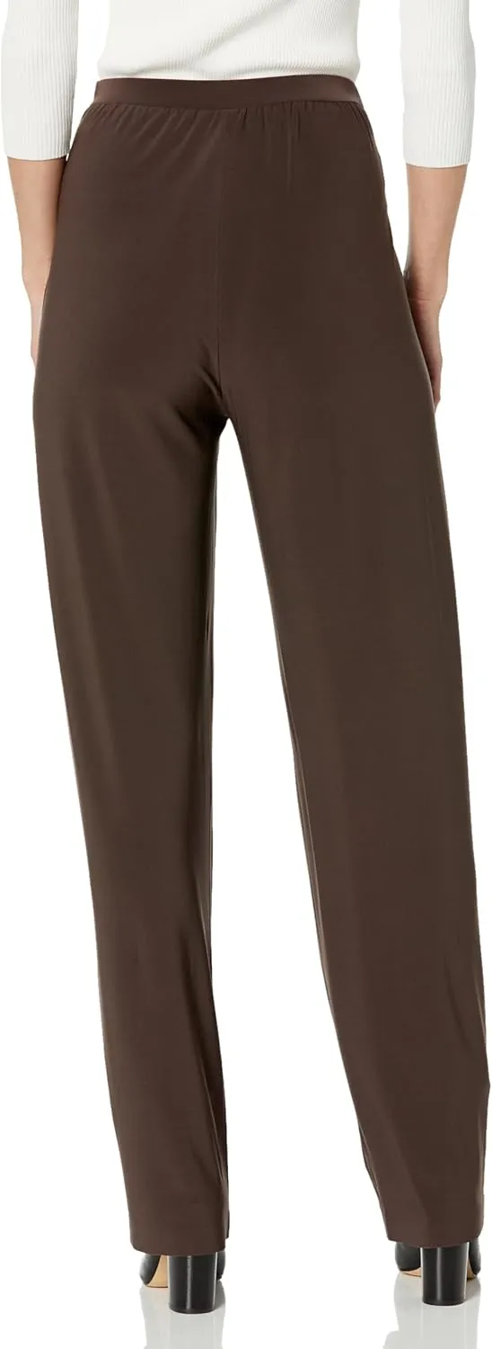 Norma Kamali Women's Tapered Pleated Trouser