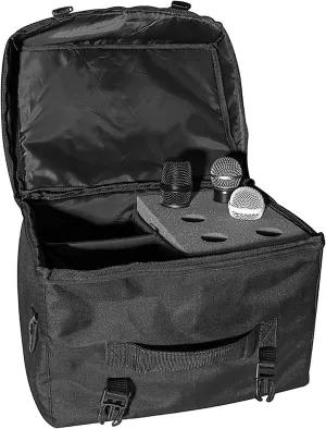 On-Stage MB7006 6-Space Microphone and Accessory Bag