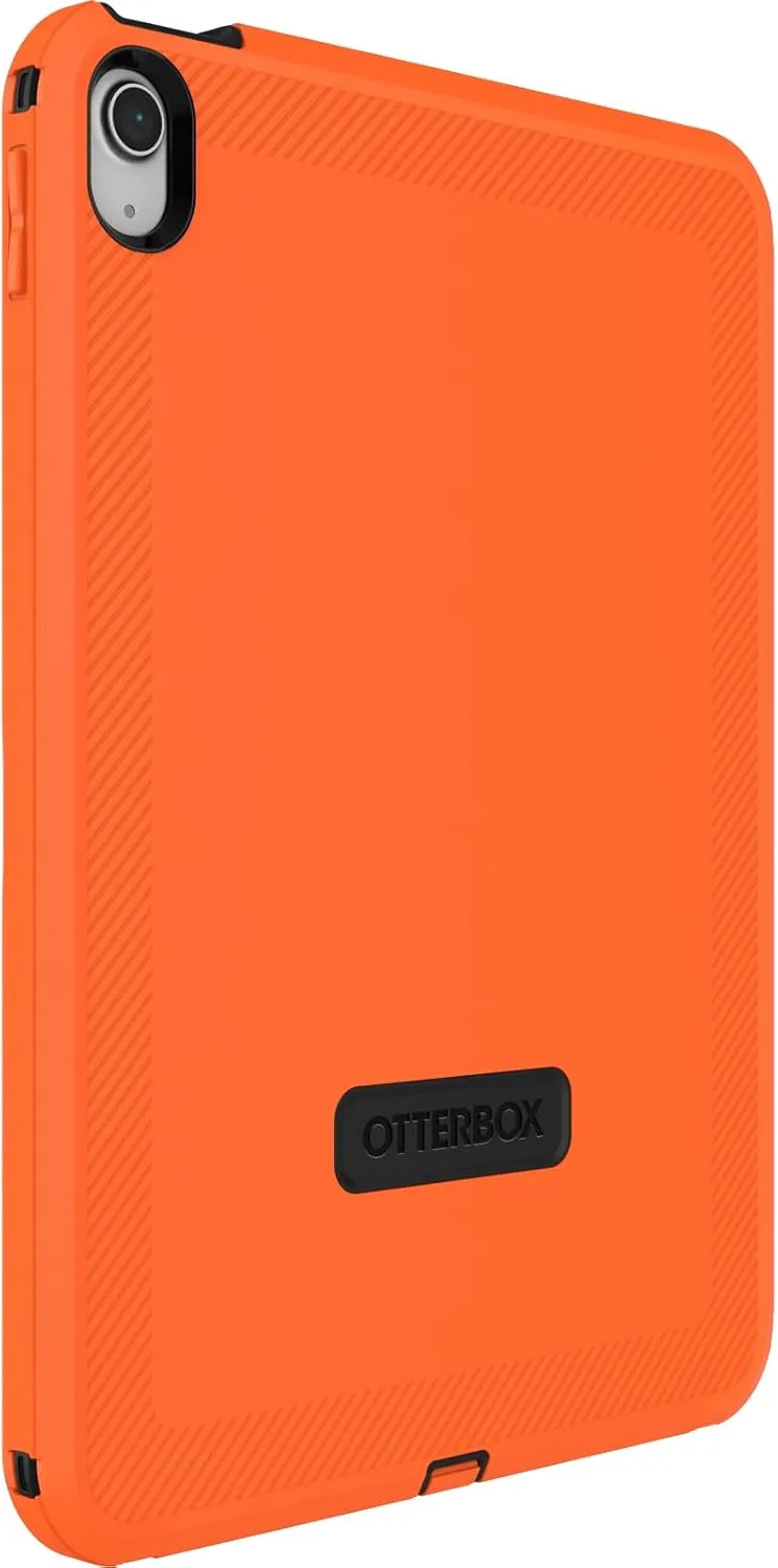 OtterBox Defender Series Case for iPad (A16) & iPad 10th Gen - HIGH Visibility (Orange), Rugged, Durable, Multi-Layer Protection (Non-Retail Packaging)