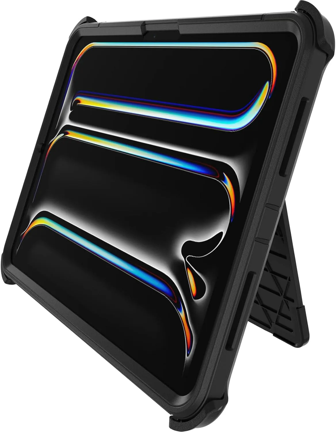 OtterBox Defender Series Case for iPad Pro 11-inch (M4) (2024) - (Black)(Clear/Black), Rugged, Durable, Multi-Layer Protection (Single Unit Ships in polybag, Ideal for Business customers)
