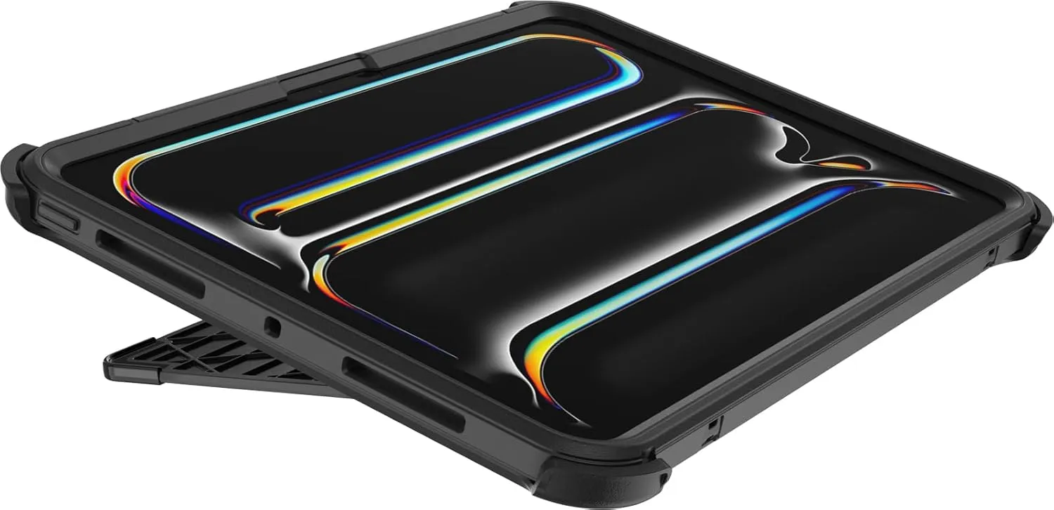 OtterBox Defender Series Case for iPad Pro 11-inch (M4) (2024) - (Black)(Clear/Black), Rugged, Durable, Multi-Layer Protection (Single Unit Ships in polybag, Ideal for Business customers)