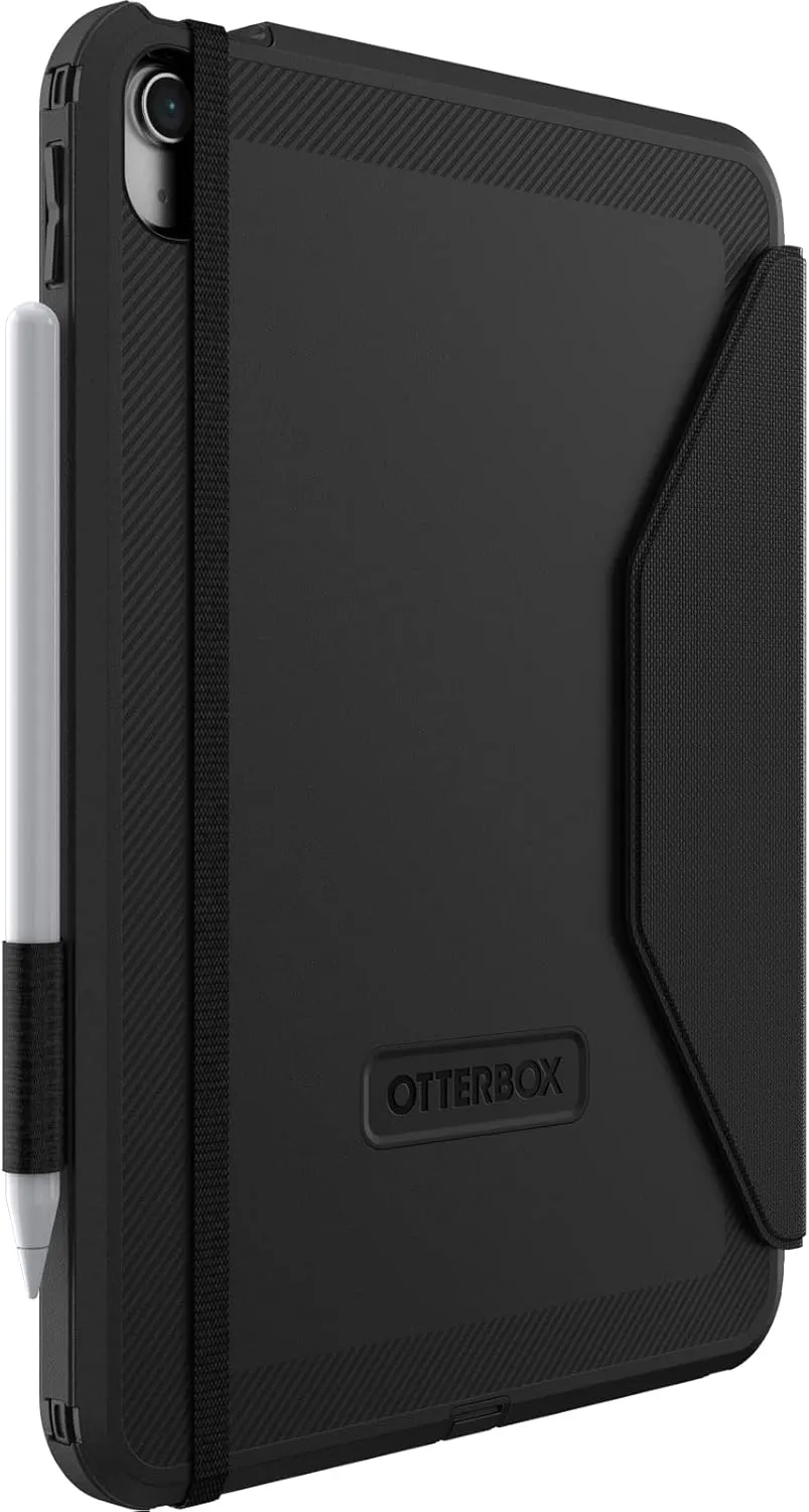 OtterBox Defender Series for Business W/Folio for iPad 10th Gen (ONLY) - Black (Non-Retail Packaging)