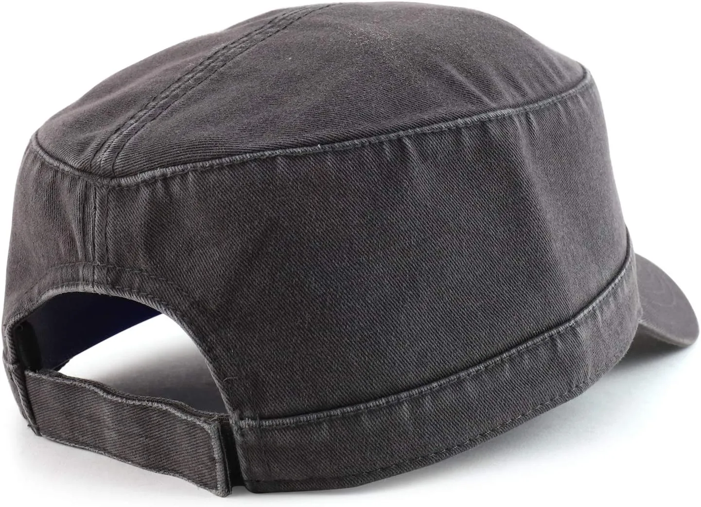 Oversized Big 2XL Flat Top Army Style Cotton Military Cap