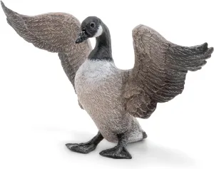 Papo - Barnacle Goose Figurine - Realistic Hand-Painted Bird Toy for Kids Age 3  - 12.5 x 8 x 3.5 cm - Wildlife Education Figure - La Vie Sauvage Collection - 50277