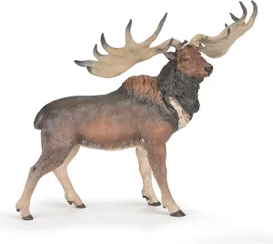 Papo - Megaloceros - Figurine - 3 years old - Dinosaurs Collection - Hand painted - 15x8x12 cm - Faithful and educational reproduction - Gift idea for kids - megaloceros model - prehistoric deer