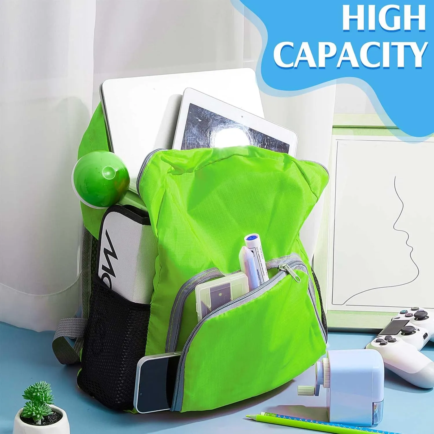 Patelai 48 Pcs 17" Backpacks Bulk for Kids Classic Colorful Bookbags for Elementary Middle High School Boys Girls (Bright Colors)