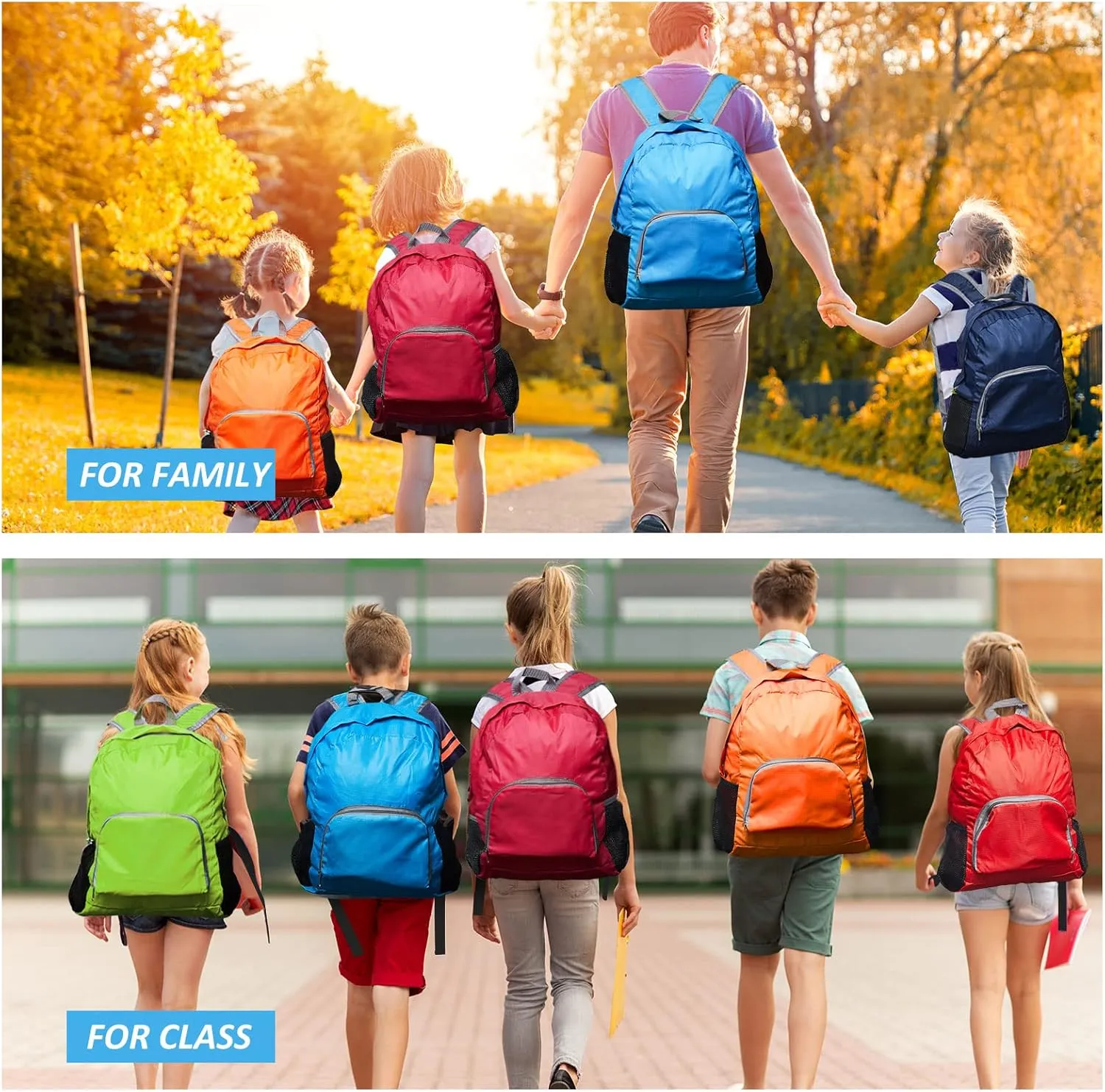 Patelai 48 Pcs 17" Backpacks Bulk for Kids Classic Colorful Bookbags for Elementary Middle High School Boys Girls (Bright Colors)