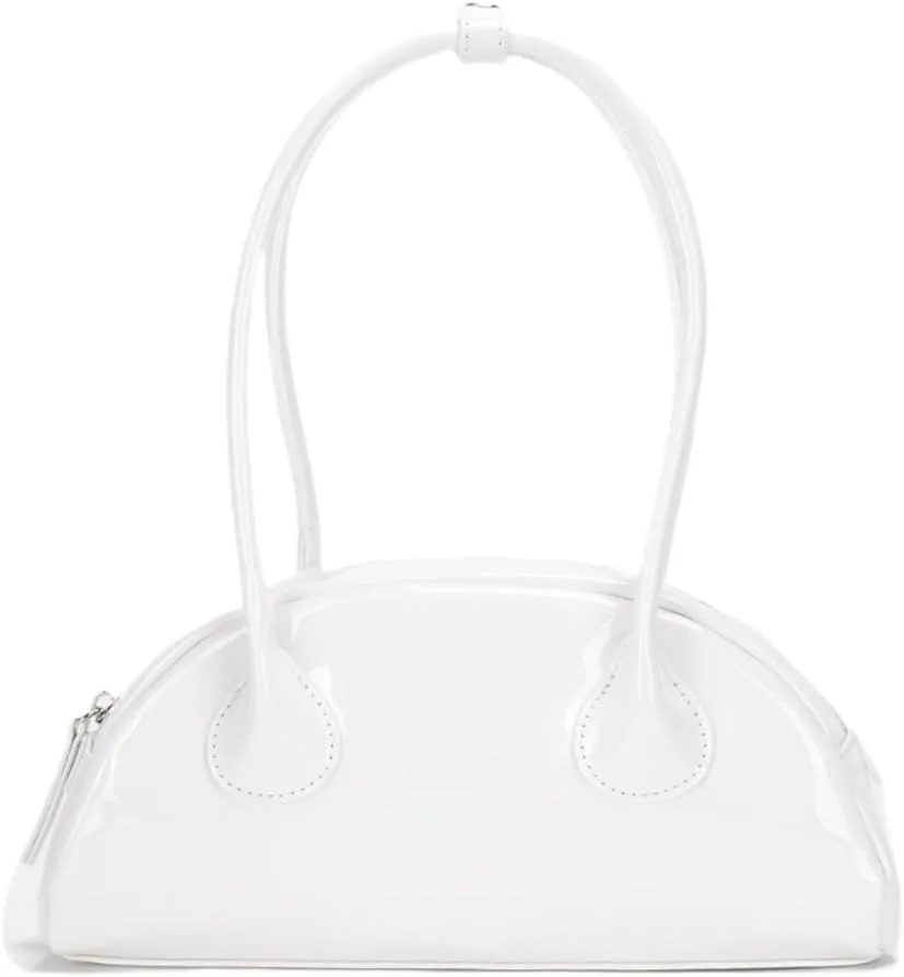 Patent Leather Shoulder Purse for Women Tote Handbags Small Top Handle Purse Cute Clutch Hobo Bag Satchel
