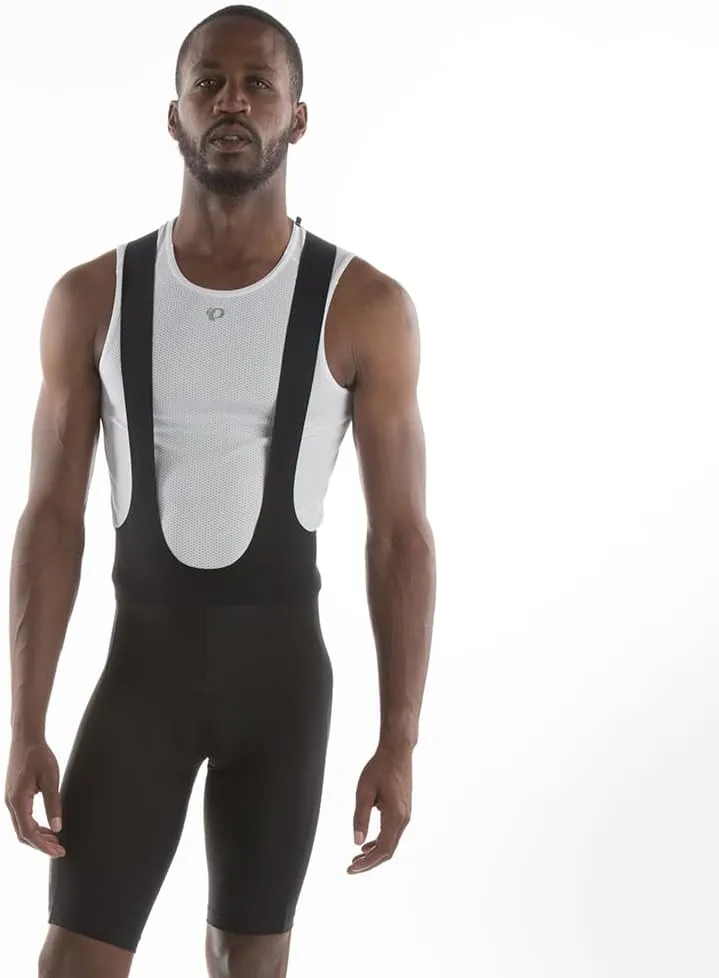 PEARL IZUMI Cycling Bib Biker Shorts for Men 10.5” (inches). Podium Padded Bike Shorts, Breathable with Reflective Fabric