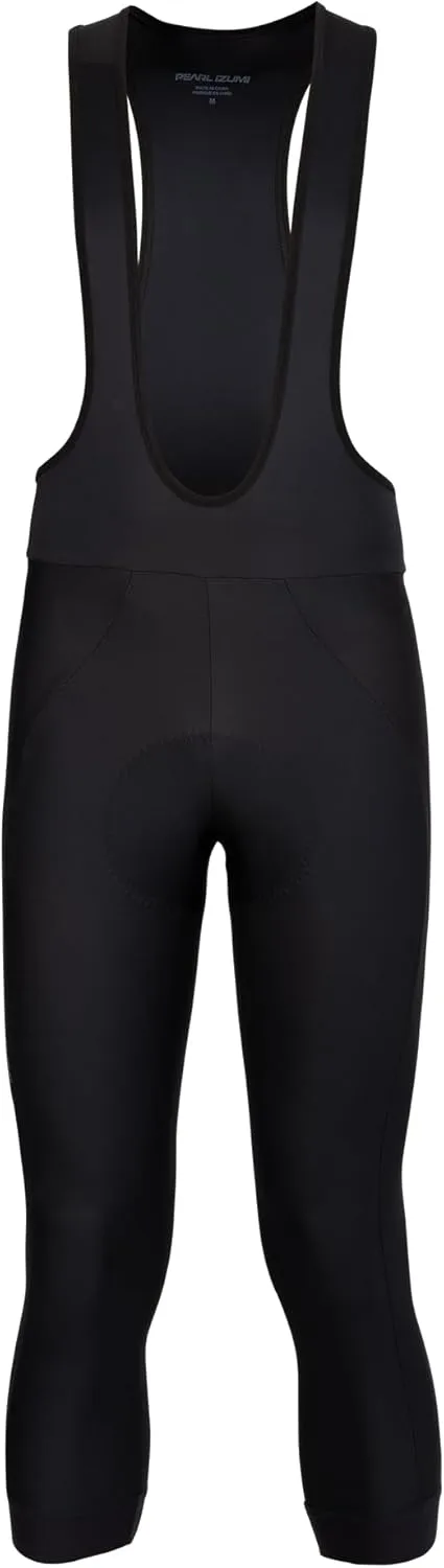 PEARL IZUMI Men's 18.75" Attack 3/4 Bib Tights, Reflective Elements with Elite Levitate Chamois & Premium Fabric