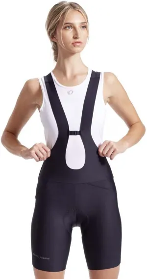 PEARL IZUMI Women's 8" Attack Air Bib Shorts, Breathable with Reflective Fabric