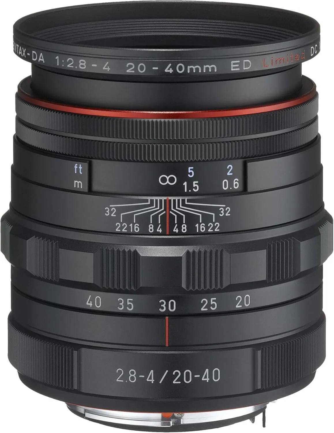 Pentax 20-40 mm/F 2,8-4,0 HD DA ED LIMITED DC WR 20 mm Lens