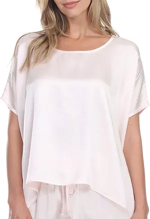 PJ Harlow Roxxy Satin Lounge Top