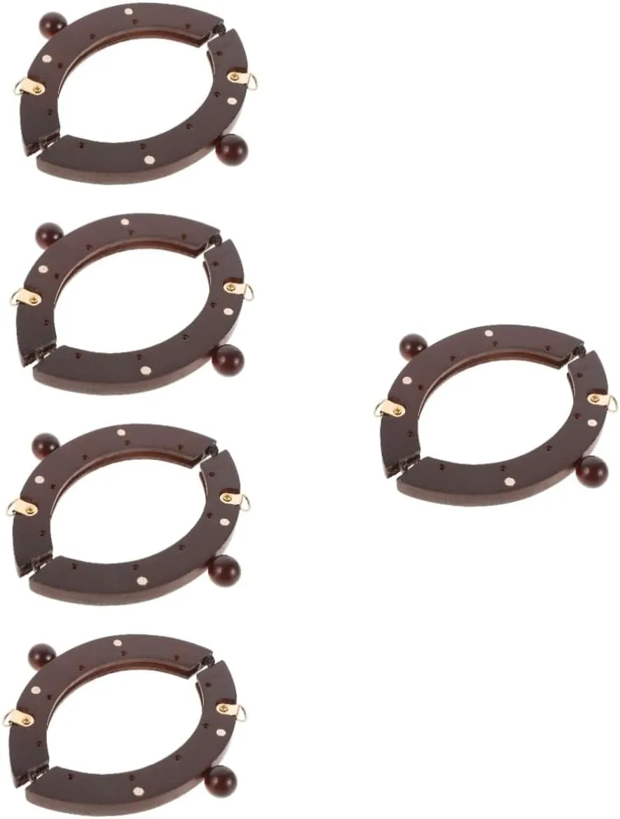 PLAFOPE 5 Sets Purse Handle Replacement Delicate Bag Handle for Purse Making Easy to Use and Replace