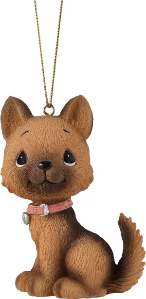 Precious Moments 226407 You’re Paw-Some German Shepherd Resin Ornament, Multi
