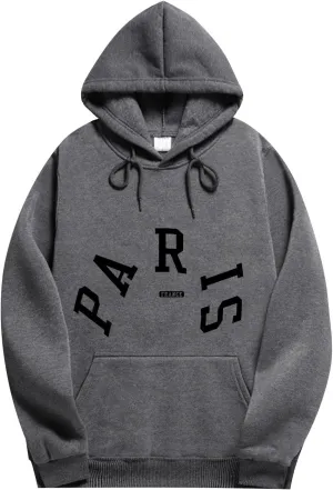Preppy Pink Palm Puff Hoodie Y2K Teen Girls Clothing 2024Graphic Sweatshirtfor Women2024 Fall Fashion