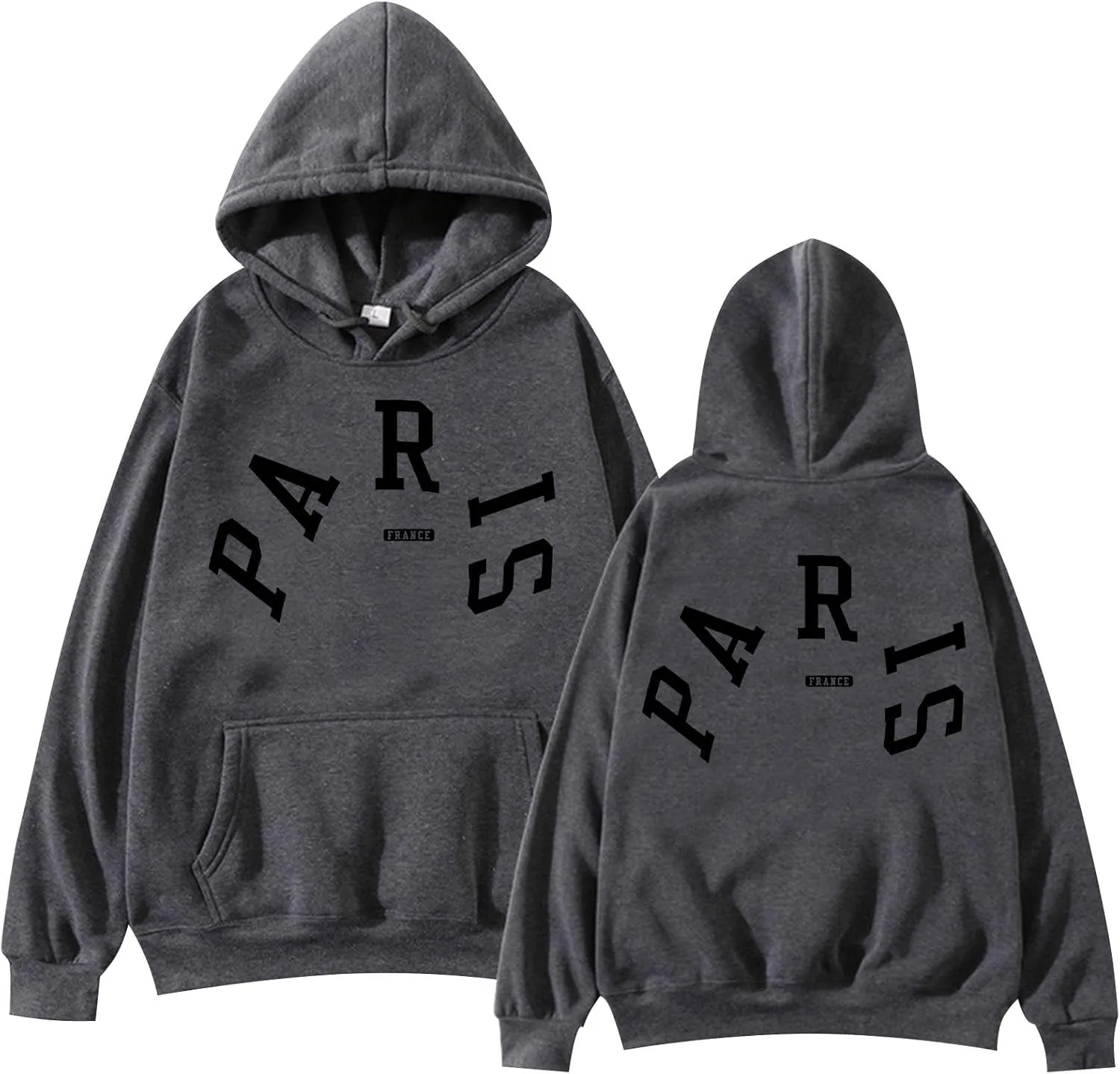 Preppy Pink Palm Puff Hoodie Y2K Teen Girls Clothing 2024Graphic Sweatshirtfor Women2024 Fall Fashion