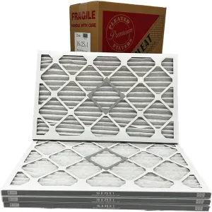 Pro-Pleat 16x25x1 MERV-10 AC & Furnace Air Filters (Pack of 4); Industrial Strength HVAC Filters for Residential or Commercial Use by KWC Equipment