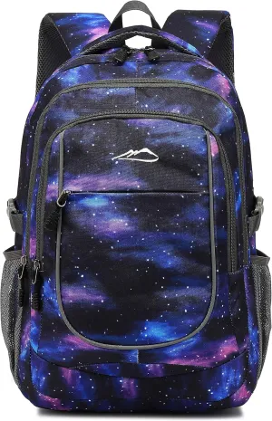 ProEtrade Backpack Bookbag for College Travel Business Hiking Fit Laptop Up to 15.6 Inch (Galaxy C)