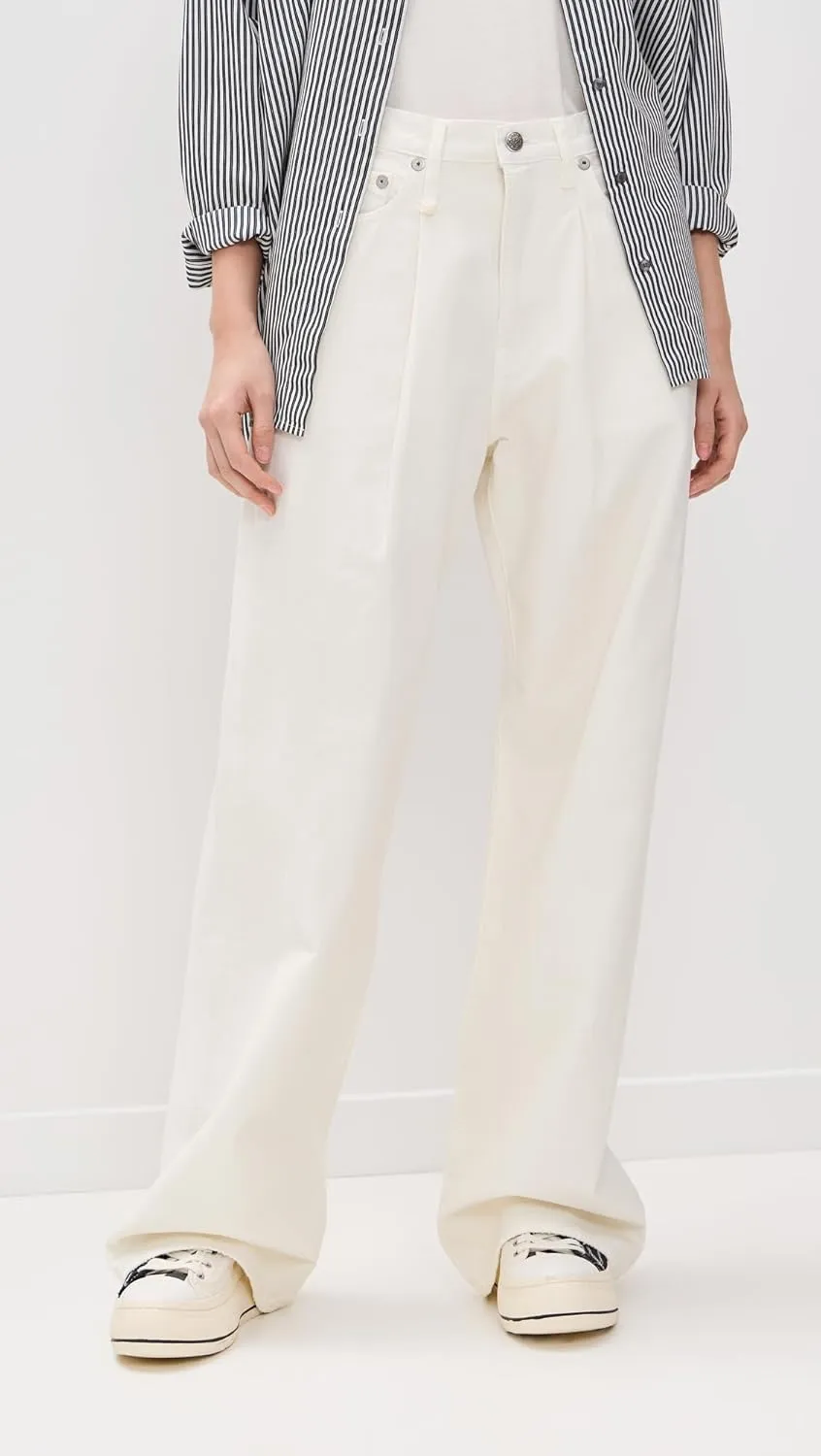 R13 Women's Damon Pleated Jeans