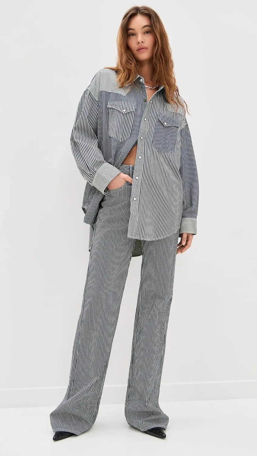 R13 Women's Oversized Cowboy Shirt