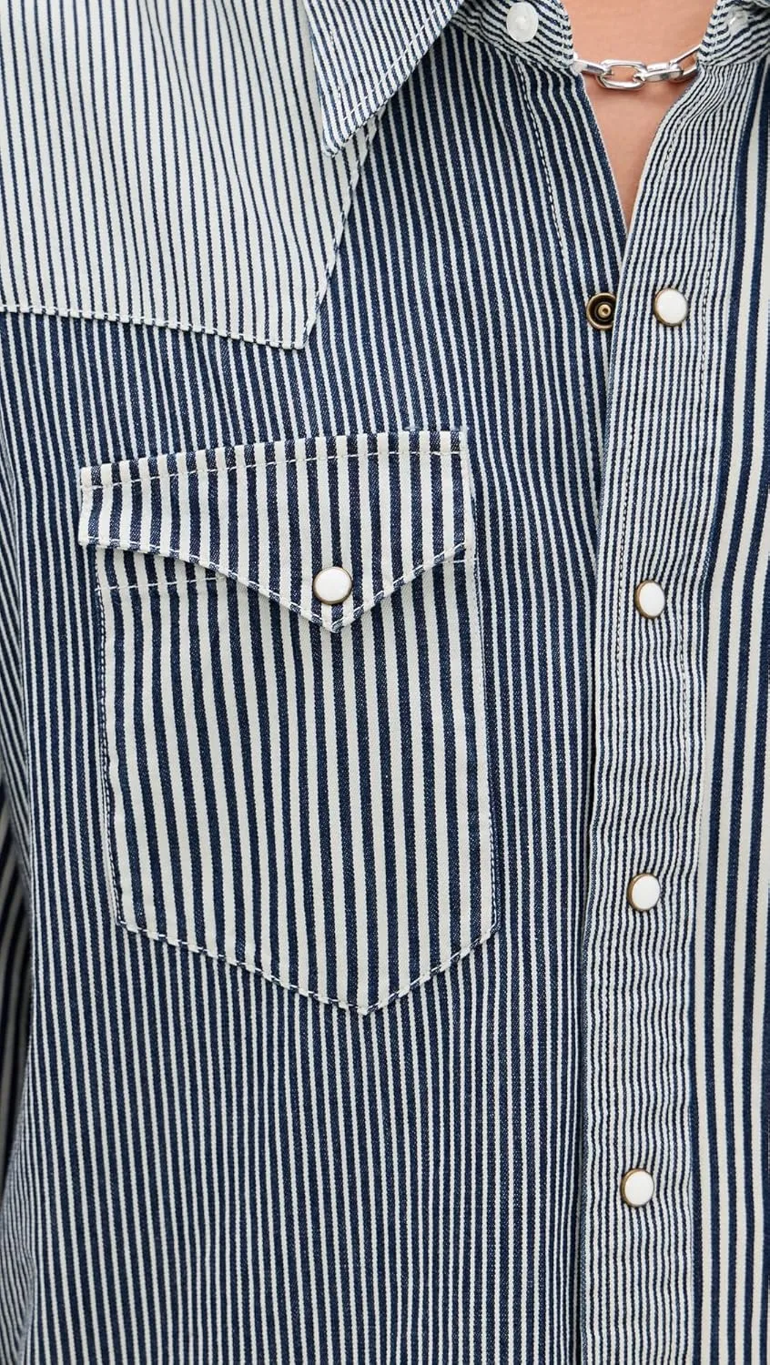R13 Women's Oversized Cowboy Shirt