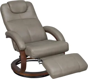 RecPro Charles 28" RV Euro Chair Recliner Modern Design RV Furniture (1, Putty)