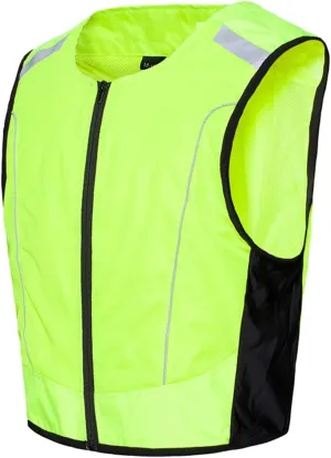 Reflective Clothing Locomotive Winter Motorcycle Reflective Vest Night Safety Cycling Jersey Reflecting Suit(M Size)