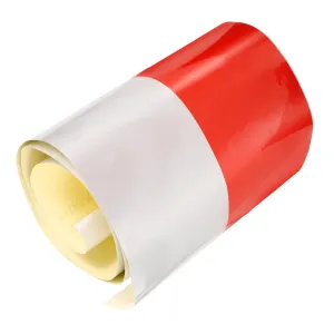 Reflective Tape for Driveway 1 Roll Red/White/Black/Yellow Traffic Reflector Tape Outdoor Reflective Warning Tape and Easy to Apply