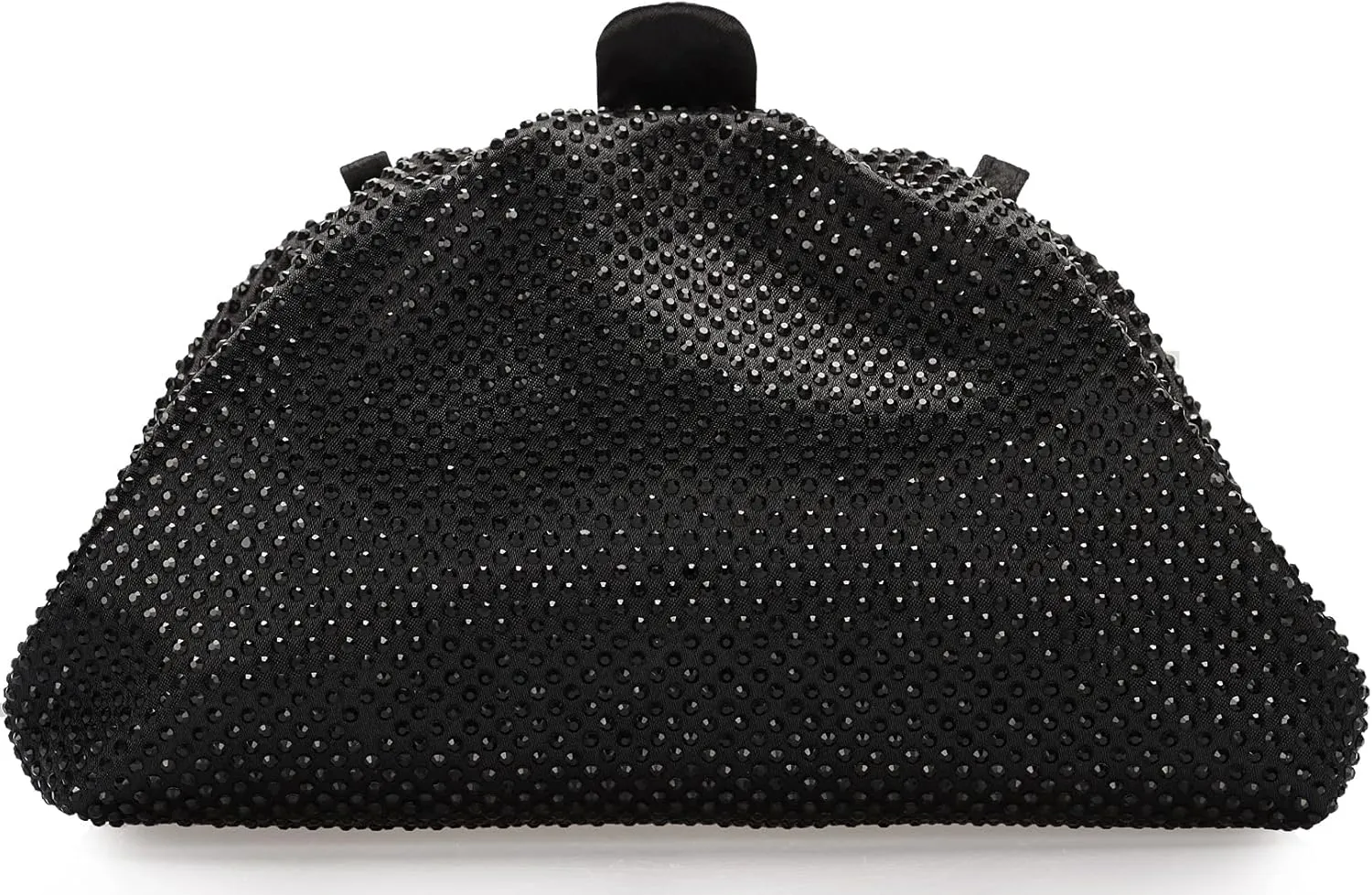 Rhinestone Purse Crystal Frame Clutch Bag Party Pleated Women Clutch Handbag