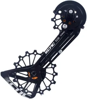 Road Cyclocross Bicycle Bike OSPW Oversized Derailleur Pulley Wheel System for Shimano R9100/R8000 use 12t top 16t Bottom Pulley in Black/Red/Gold Colors