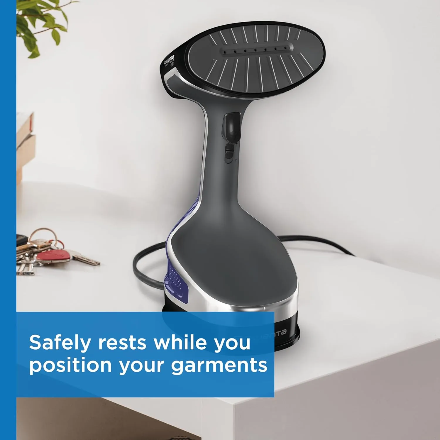Rowenta Hand Steamer for Clothes, X-Cel Handheld Steamer, 25-Second Heat-Up, Powerful Steam, Long Cord, 1875W Clothes Steamer, Travel Must Have, DR8220