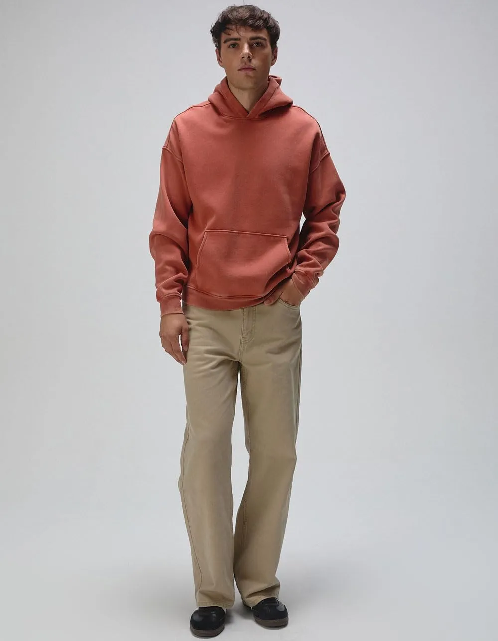 Rsq Mens Washed Oversized Hoodie