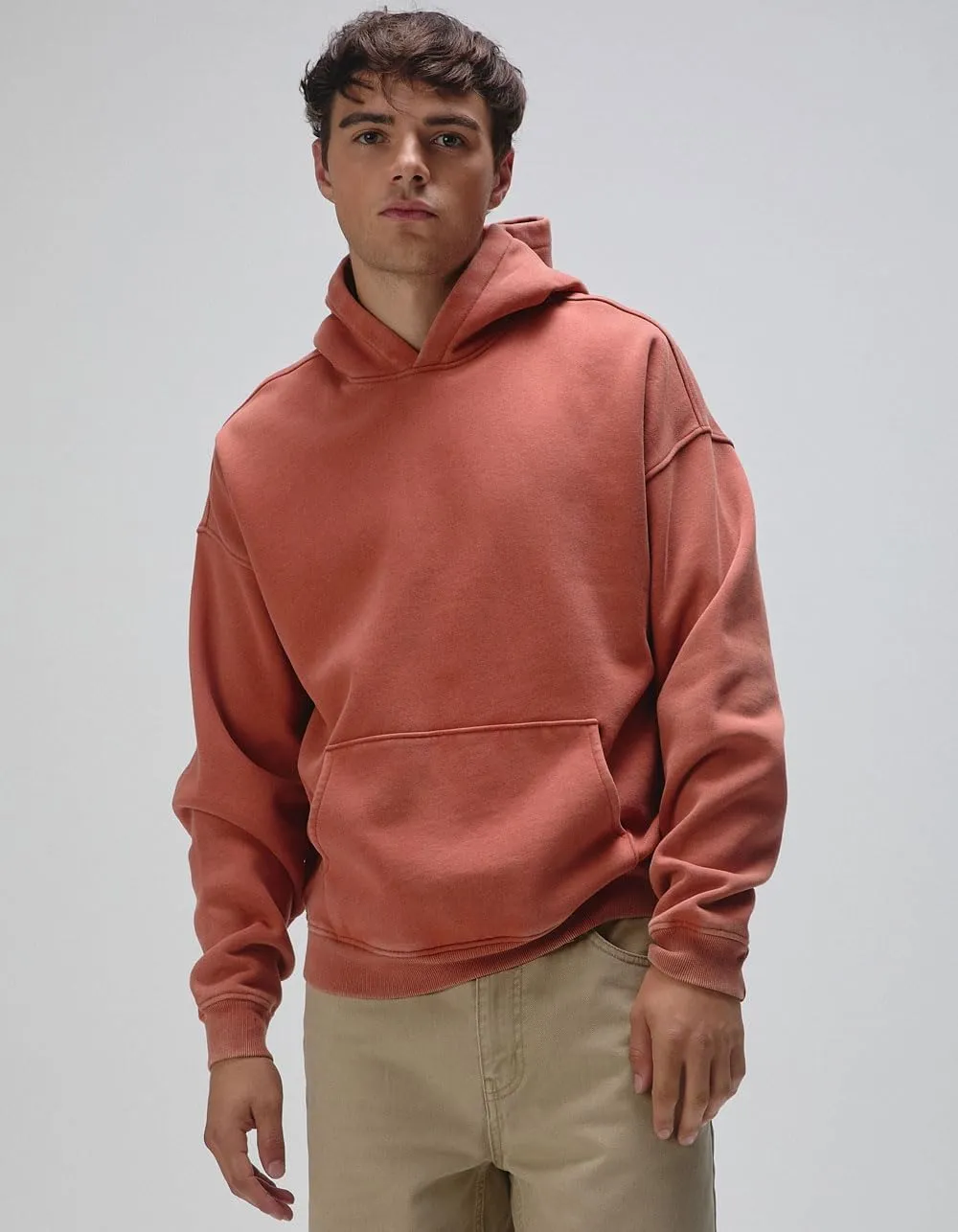 Rsq Mens Washed Oversized Hoodie