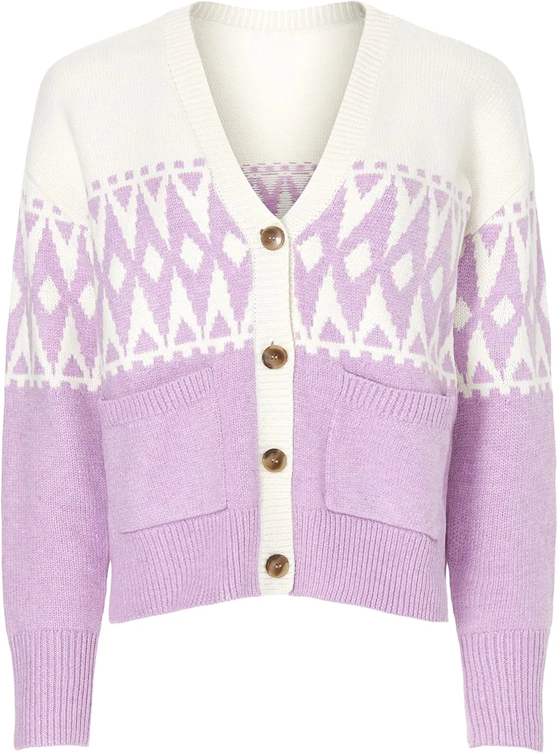 RTR Design Collective Bonnie Fair Isle Cardigan Sweater