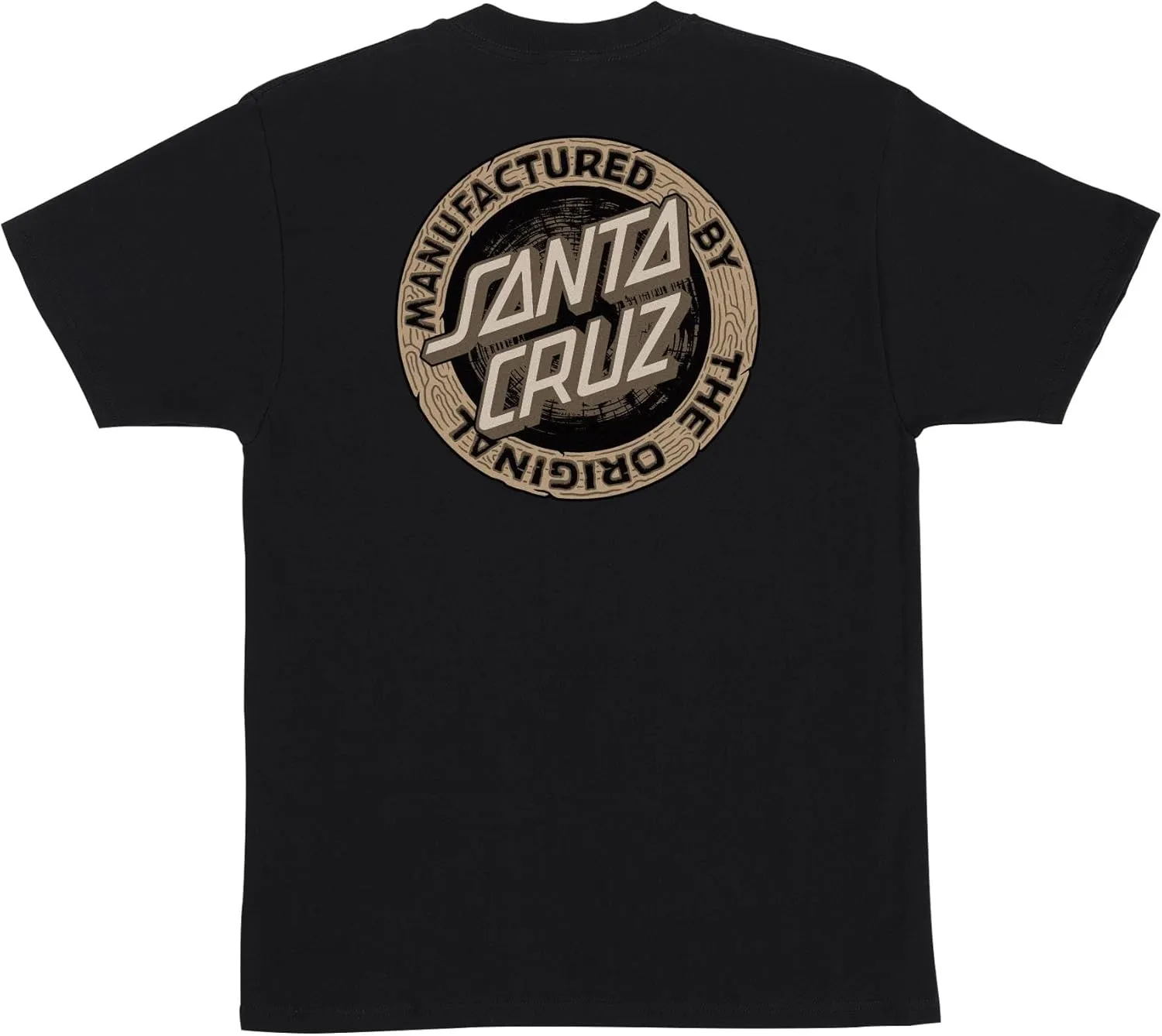 SANTA CRUZ Men's S/S T-Shirt Carved MFG Skate T-Shirt